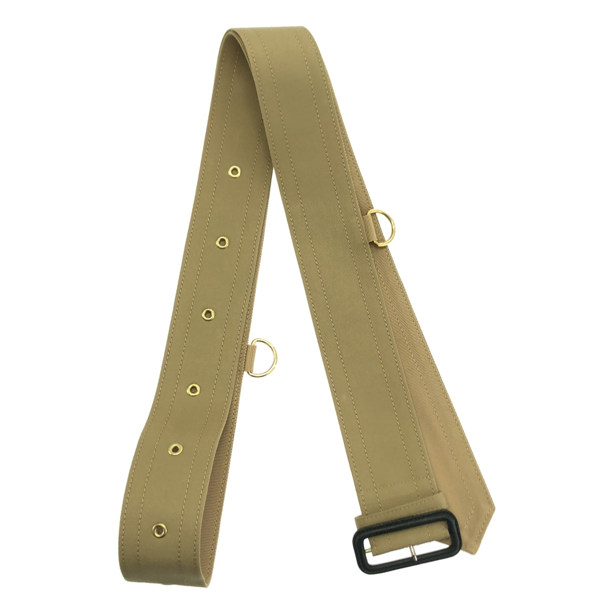 sacai / サカイ | ウール 異素材 切替 再構築 ベルテッド トレンチ オーバーコート |