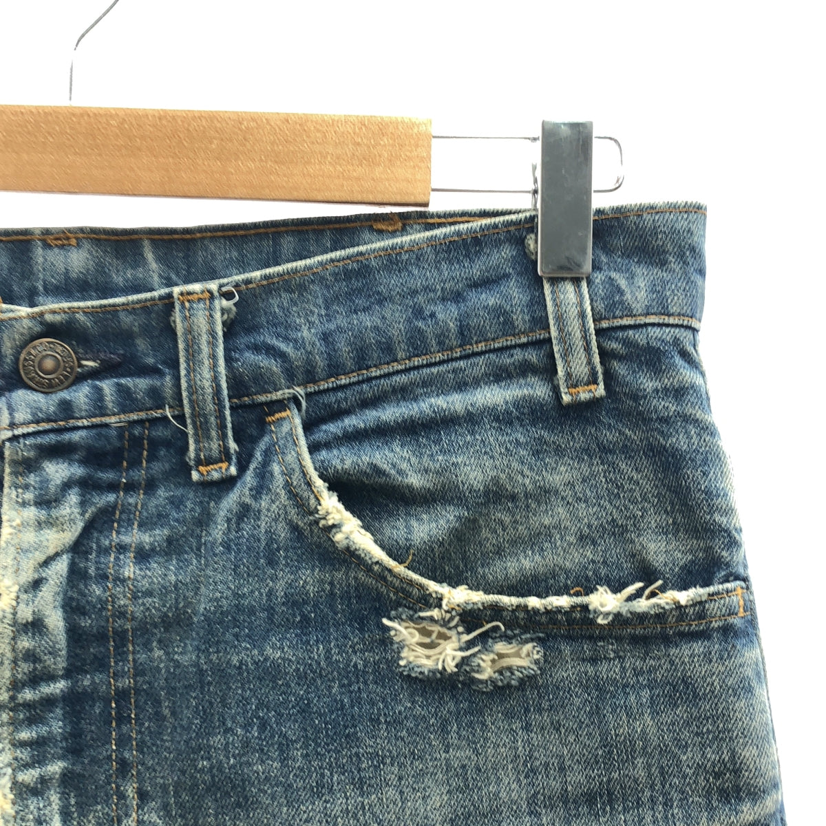 Levi's / 리바이스 | 1979 년 빈티지 646 플레어 데님 바지 각인 8 42TALON | 인디고 | 남성