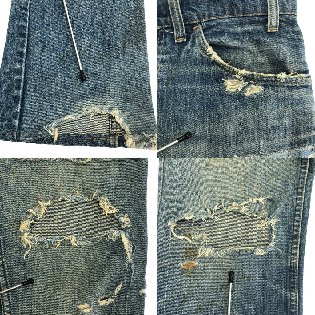 Levi's / リーバイス | 1979年製 ヴィンテージ 646 フレア デニムパンツ 刻印8 42TALON | インディゴ | メンズ