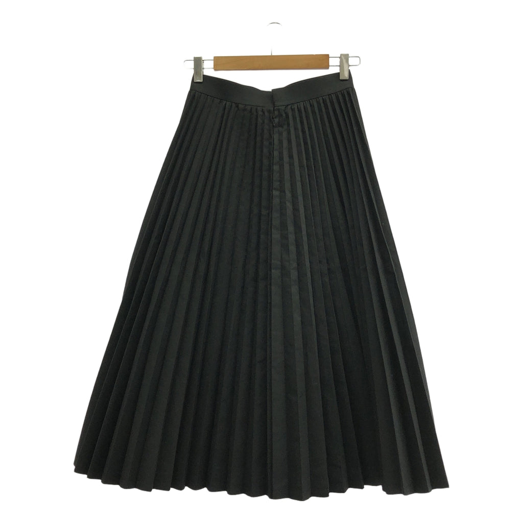 【新品】  TOGA / トーガ | 2021AW | Bonding Pleats Skirt 穴開きデザイン ボンディング プリーツスカート | 36 | ブラック | レディース