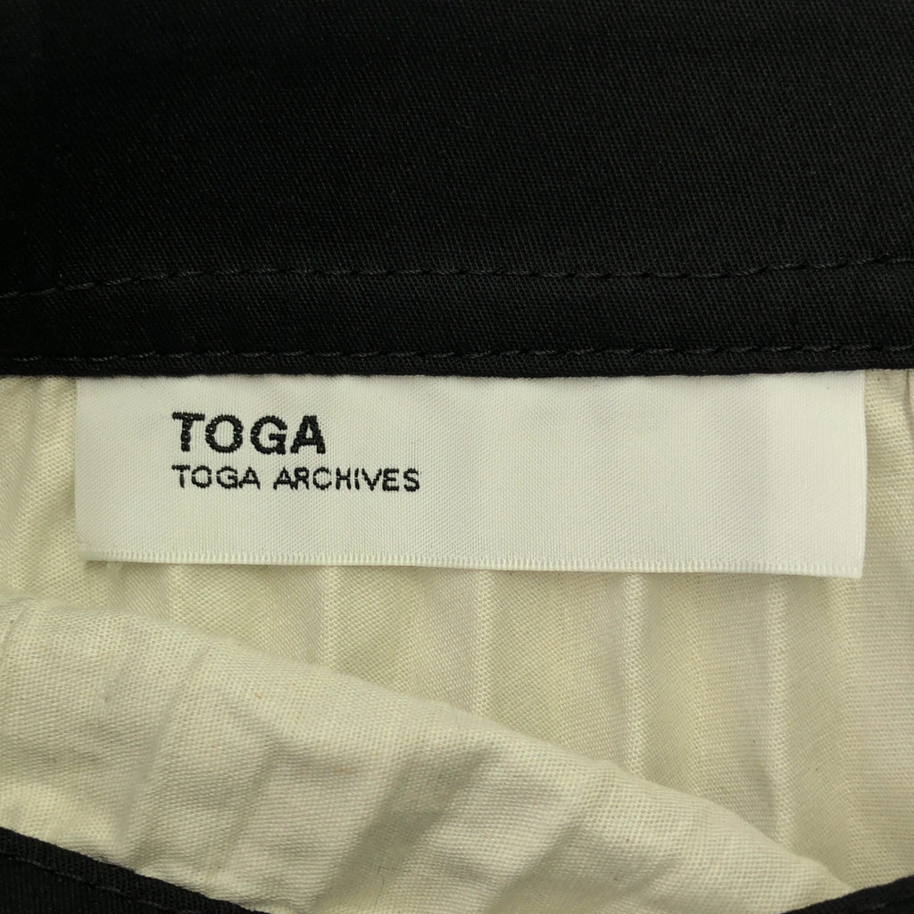 【新品】  TOGA / トーガ | 2021AW | Bonding Pleats Skirt 穴開きデザイン ボンディング プリーツスカート | 36 | ブラック | レディース