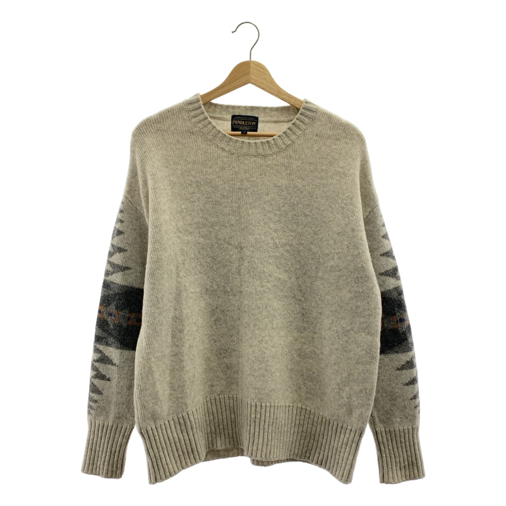 PENDLETON / ペンドルトン | ウール ネイティブ柄 クルーネックニット | F | メンズ