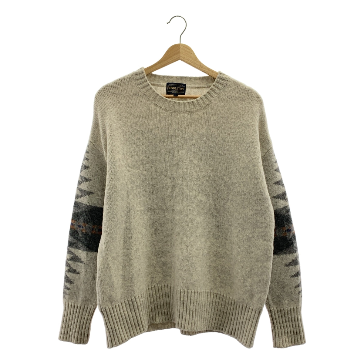 PENDLETON / ペンドルトン | ウール ネイティブ柄 クルーネックニット | F | メンズ