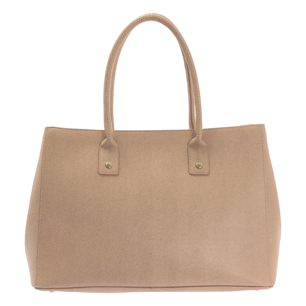 [狀況極佳] FURLA Linda 皮革托特包 | 粉紅色/金色 | 女款