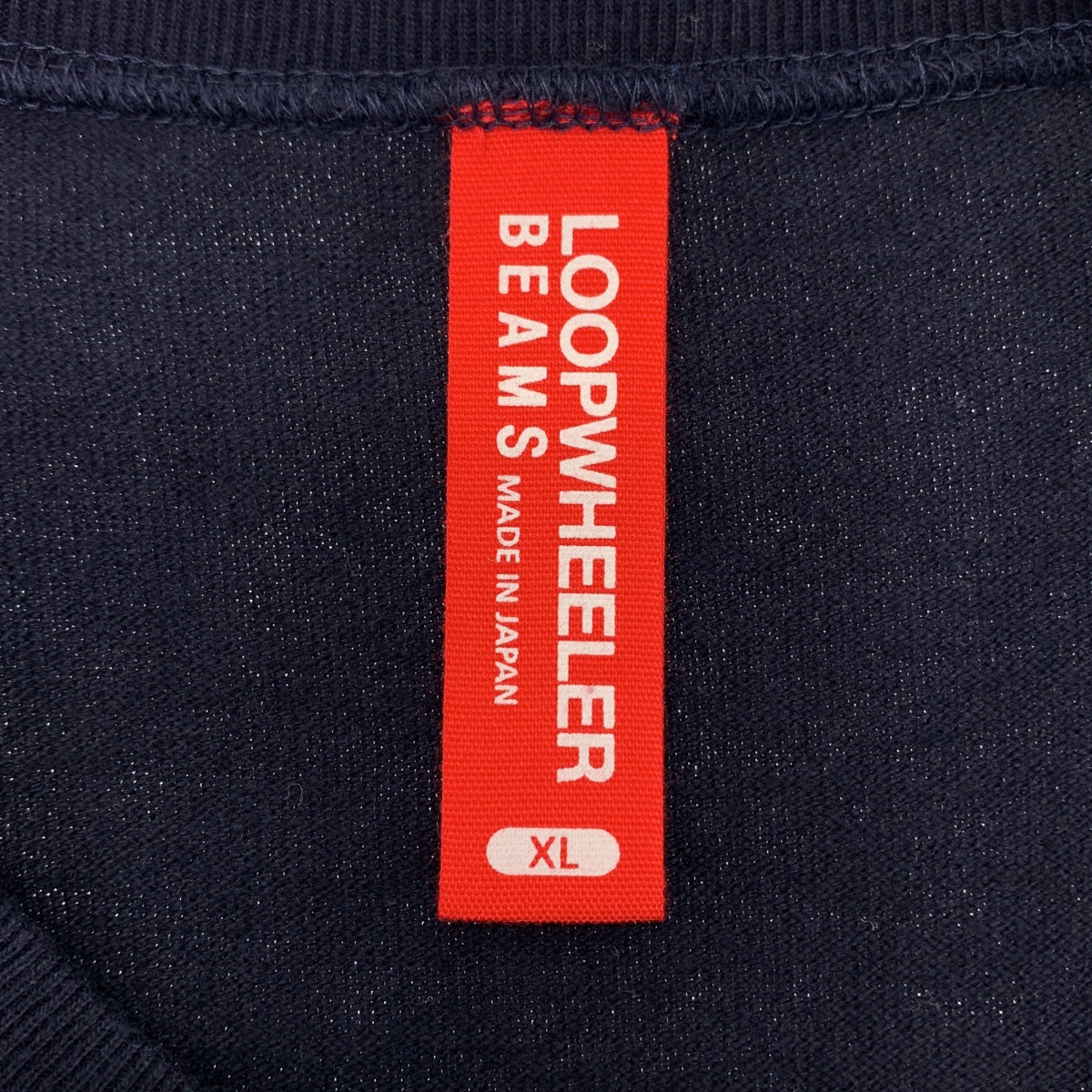 LOOPWHEELER / 루프 윌러 | × beams / 빔스 별주 오버 실루엣 원포인트 로고 T셔츠 컷소우 | XL | 맨즈