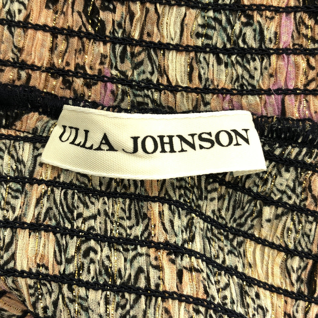 【美品】  ULLA JOHNSON / ウラジョンソン | Constantine Dress コットン シルク コンスタンティン ドレス ワンピース | 2 | マルチカラー | レディース