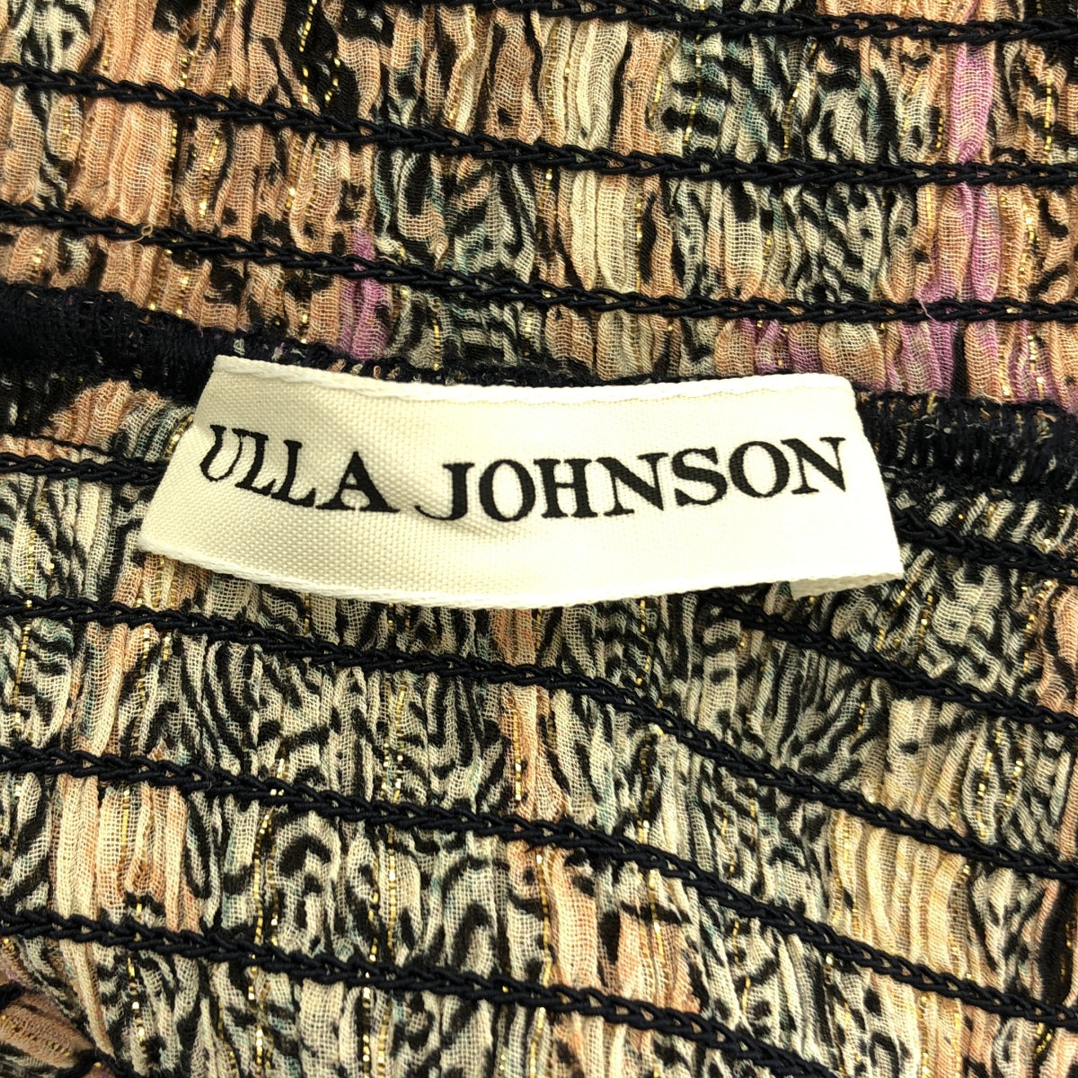 【美品】  ULLA JOHNSON / ウラジョンソン | Constantine Dress コットン シルク コンスタンティン ドレス ワンピース | 2 | マルチカラー | レディース
