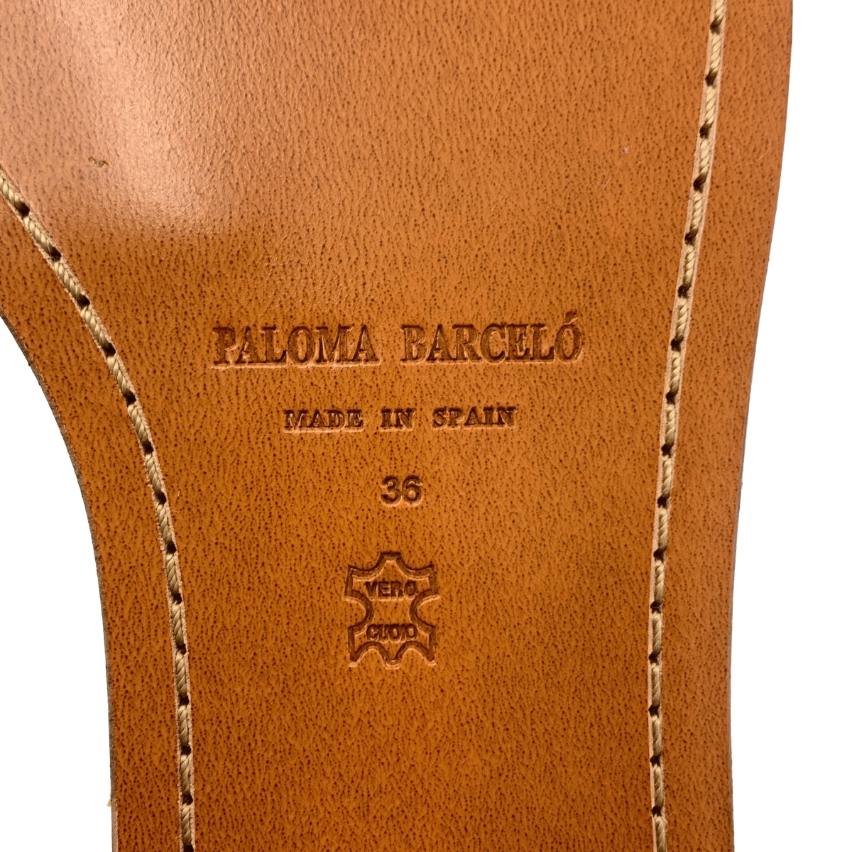 【美品】  PALOMA BARCELO / パロマバルセロ | Demi-Luxe BEAMS 別注 リボン サンダル | 36 | ブラック/ベージュ | レディース