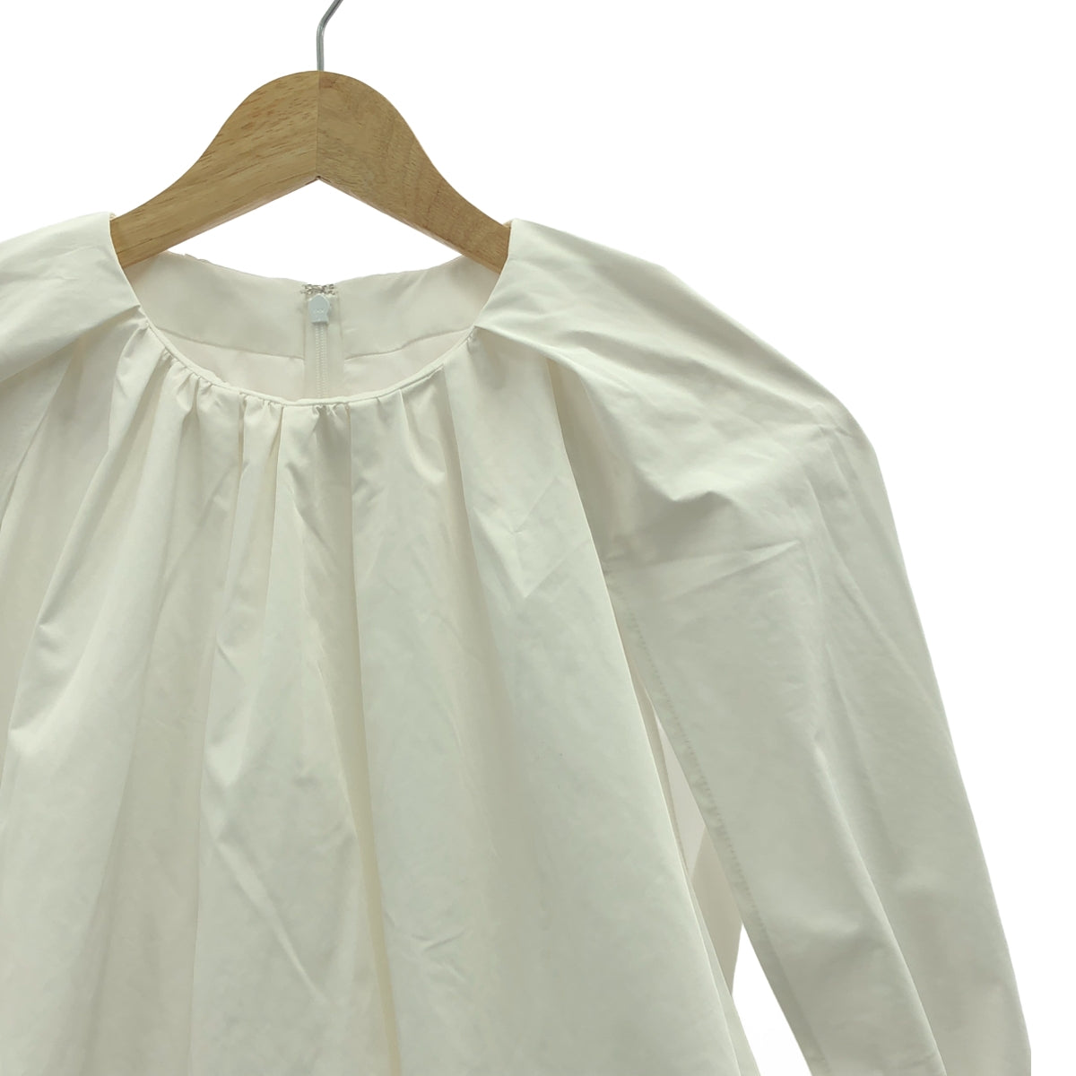 【美品】  LOHEN / ローヘン | 2025SS | CUT OFF BALLOON BLOUSE バルーン ブラウス | F | ホワイト | レディース