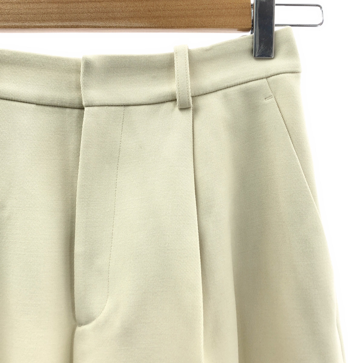 IENA / 예나 | 2023SS | 탁 슬랙스 팬츠 / 총 안감 | 36 | 베이지 | 여성