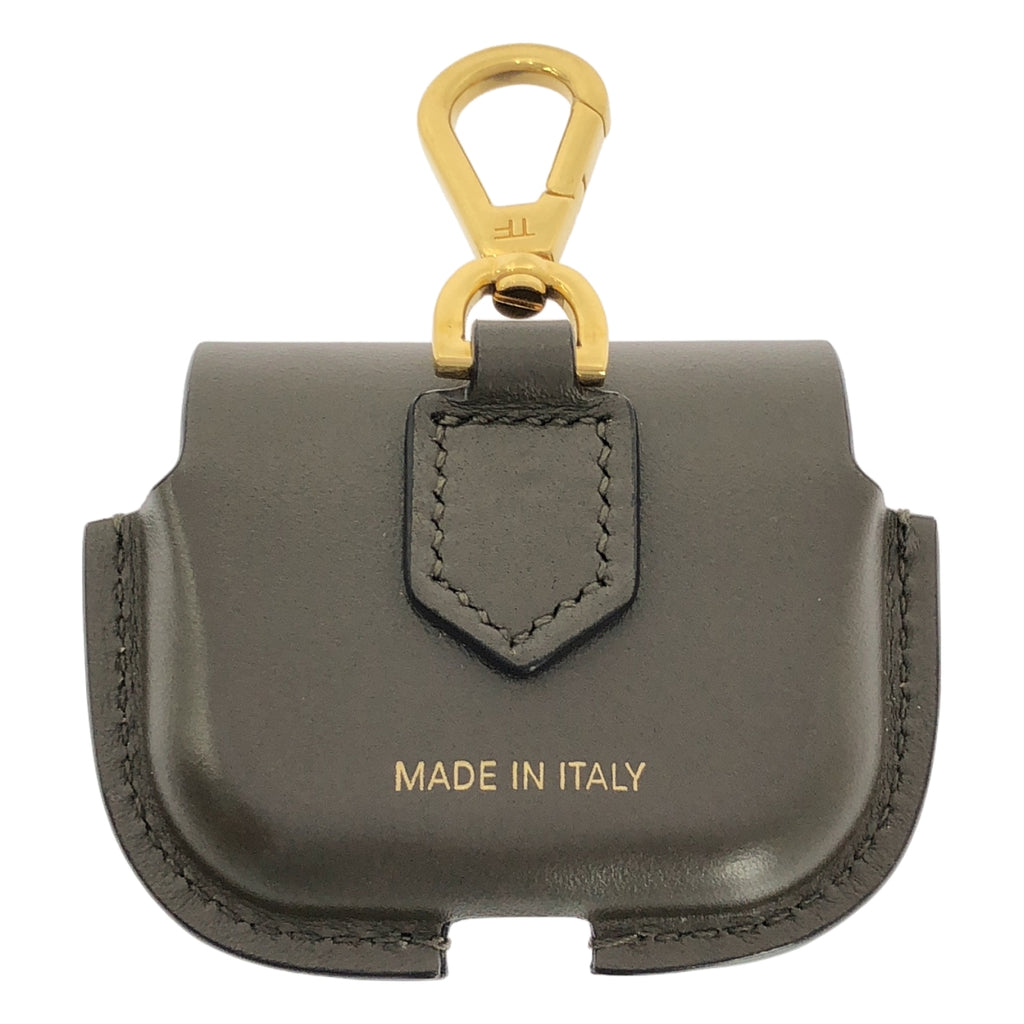 【미품】 TOM FORD / 톰 포드 | 가죽 AirPods Pro 케이스 | 올리브 | 남성