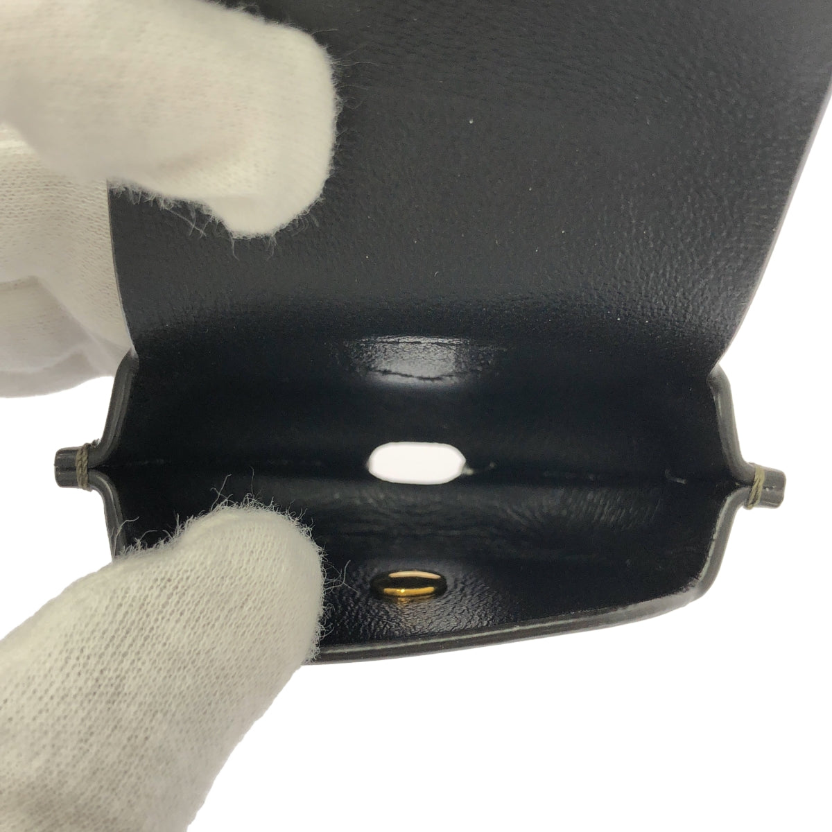 【미품】 TOM FORD / 톰 포드 | 가죽 AirPods Pro 케이스 | 올리브 | 남성