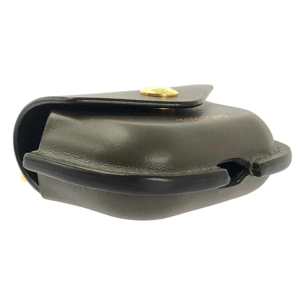 【미품】 TOM FORD / 톰 포드 | 가죽 AirPods Pro 케이스 | 올리브 | 남성