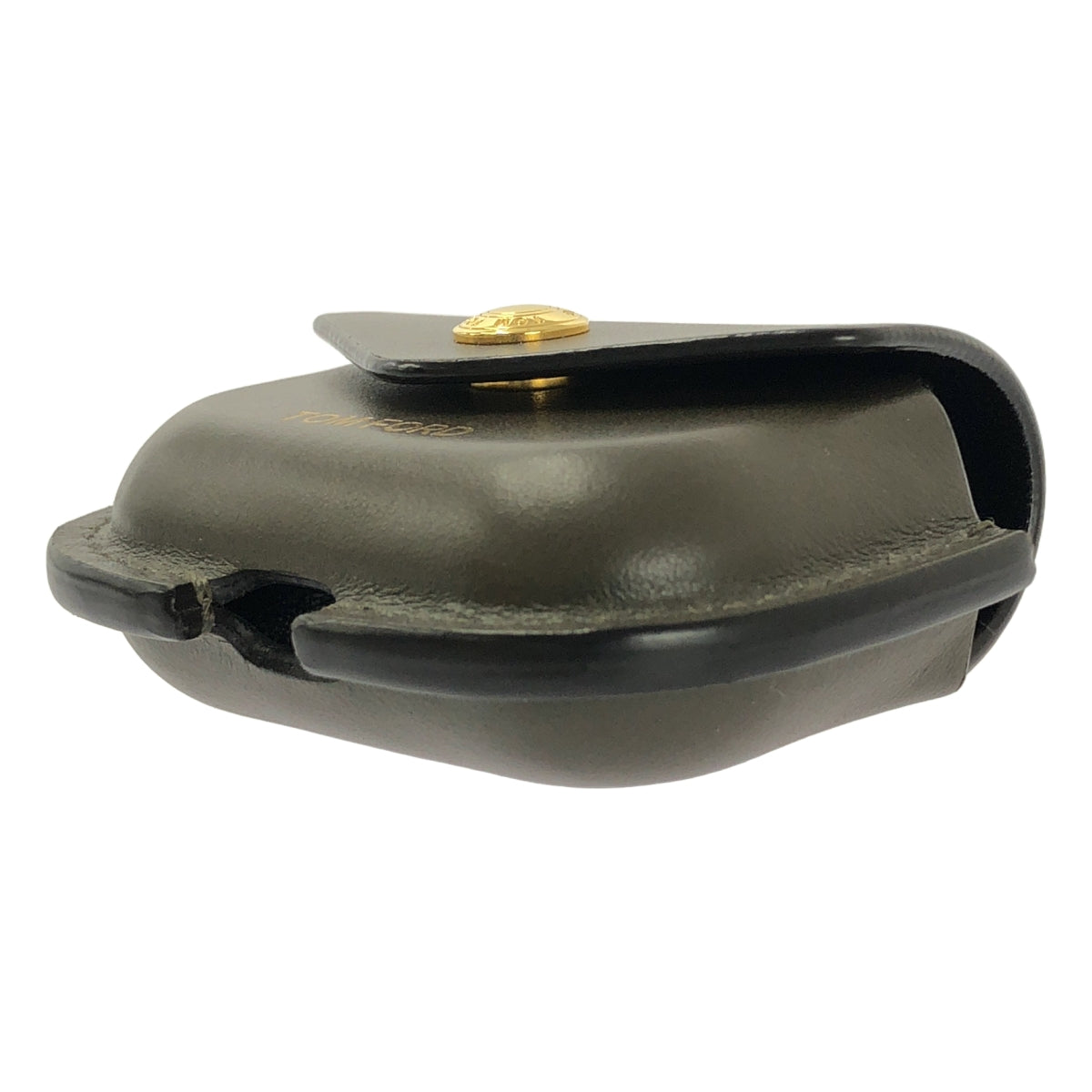 【미품】 TOM FORD / 톰 포드 | 가죽 AirPods Pro 케이스 | 올리브 | 남성