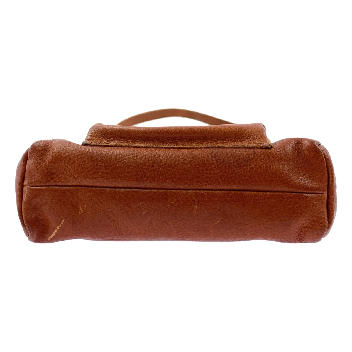 IL BISONTE | 皮革標誌雙口袋肩背包 | 男女通用 | 棕色 | 男款