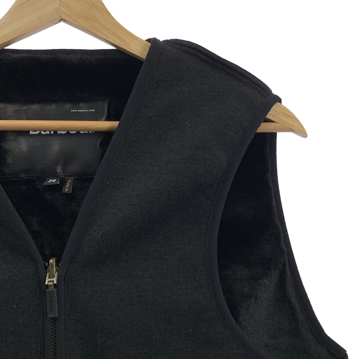 Barbour 腈綸毛皮襯裡背心，38 碼，黑色，男款，狀況良好