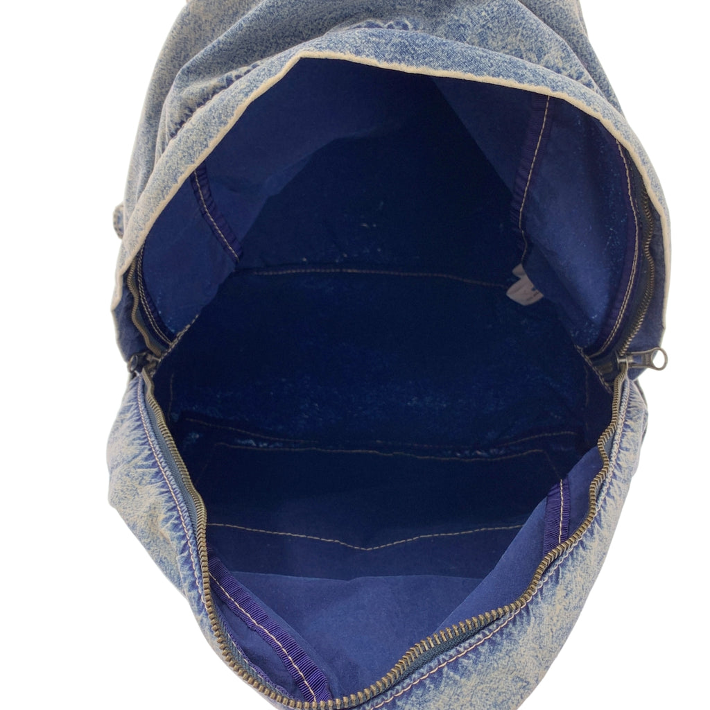 me ISSEY MIYAKE / 미이세이미야케 | 나일론 데님 전사 프린트 배낭 |