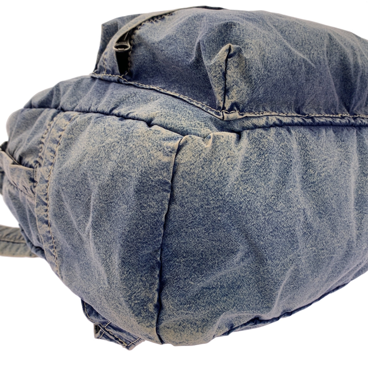 me ISSEY MIYAKE / 미이세이미야케 | 나일론 데님 전사 프린트 배낭 |