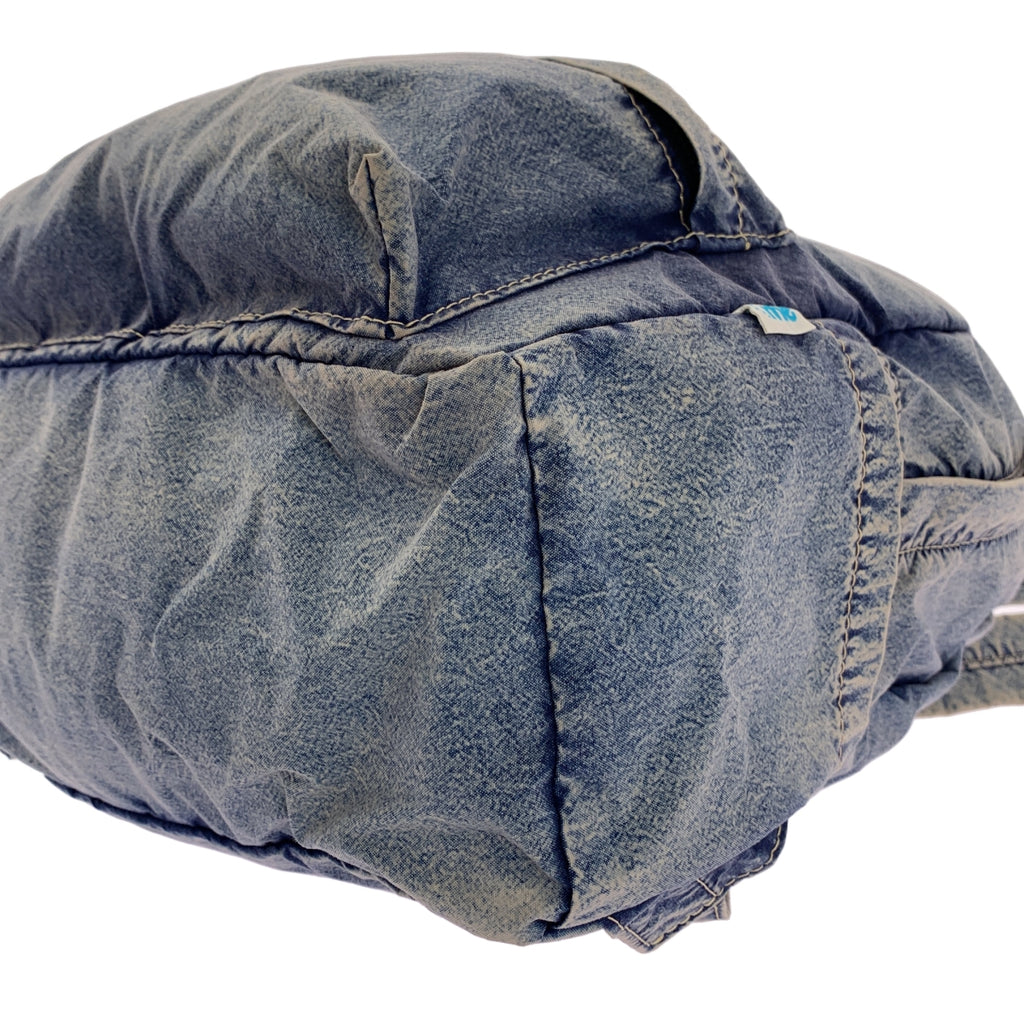 me ISSEY MIYAKE / 미이세이미야케 | 나일론 데님 전사 프린트 배낭 |