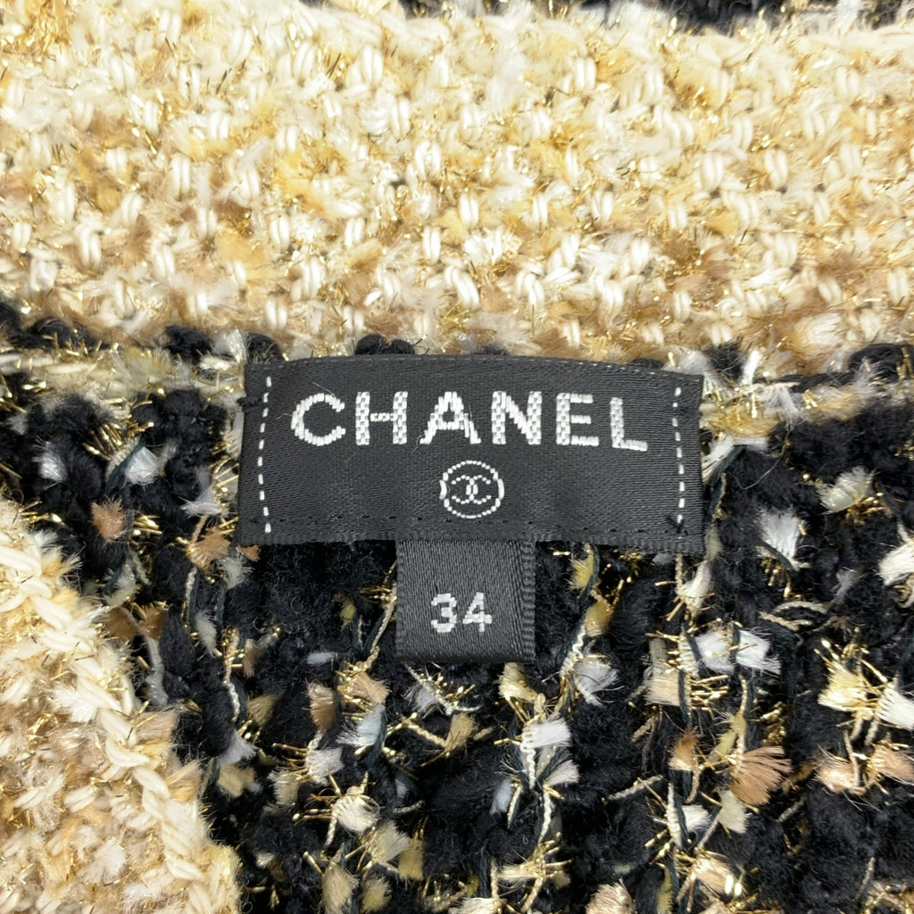 CHANEL / シャネル | 2019AW | ウール シルク混 ツイード ニット ロング カーディガン | 34 | レディース
