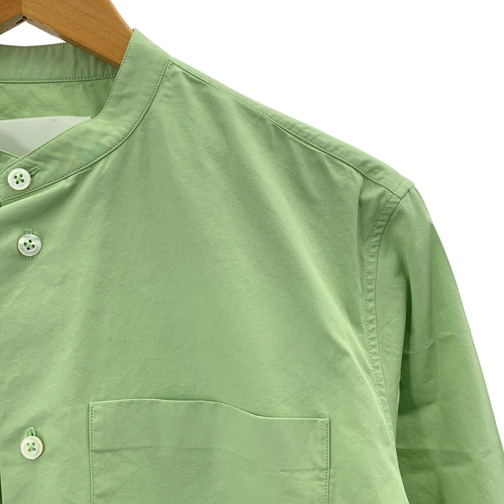 JIL SANDER / ジルサンダー | コットン ダブルポケット バンドカラーシャツ | 39 | メンズ
