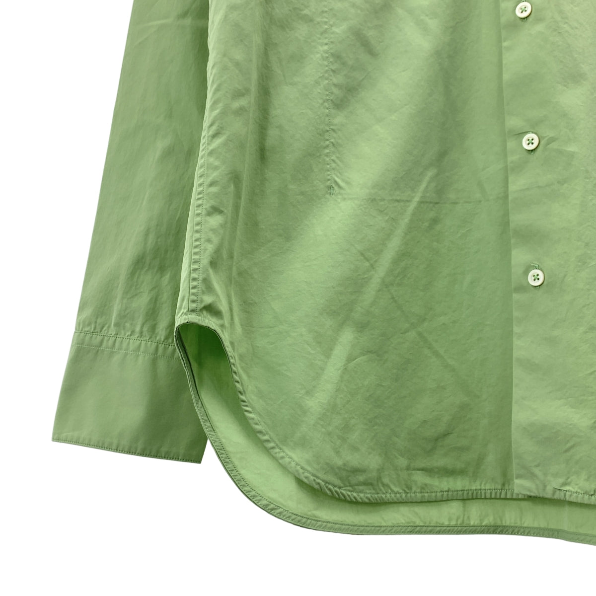 JIL SANDER / ジルサンダー | コットン ダブルポケット バンドカラーシャツ | 39 | メンズ