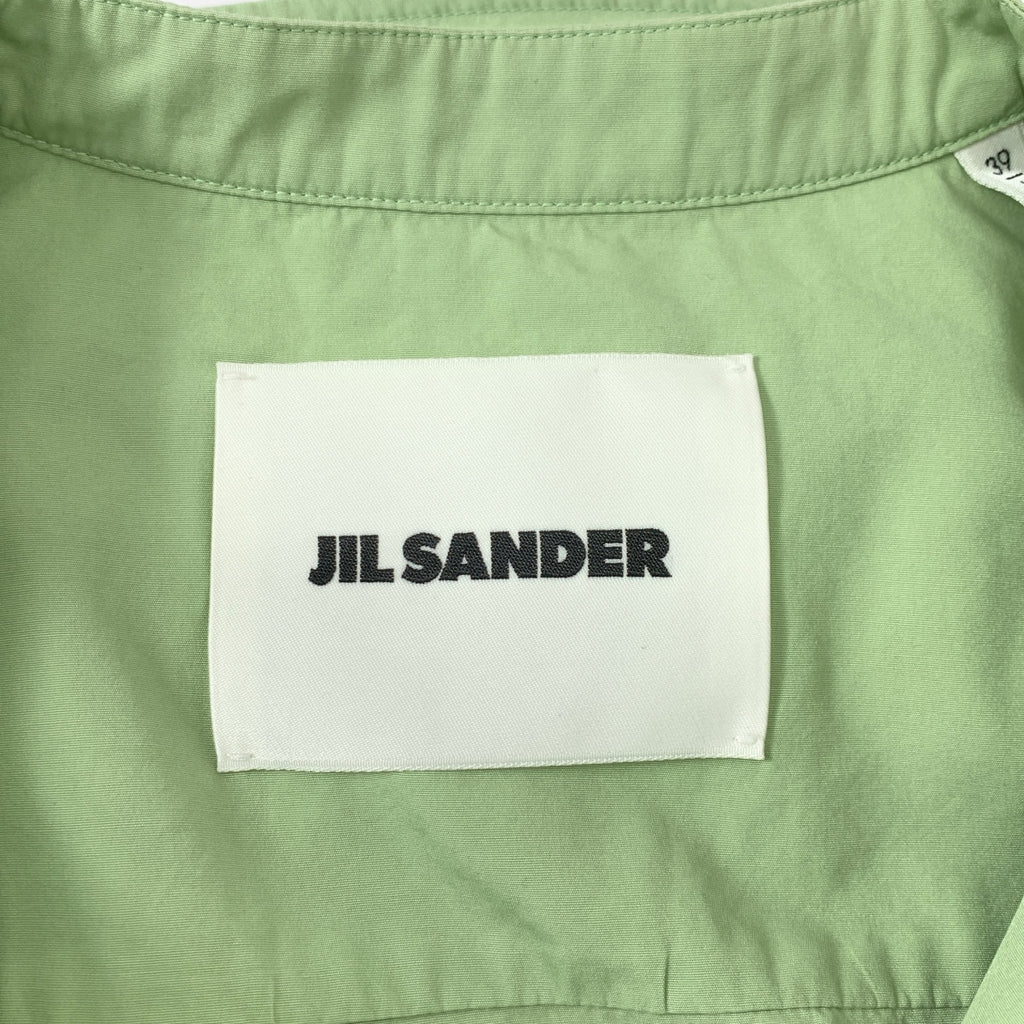 JIL SANDER / ジルサンダー | コットン ダブルポケット バンドカラーシャツ | 39 | メンズ