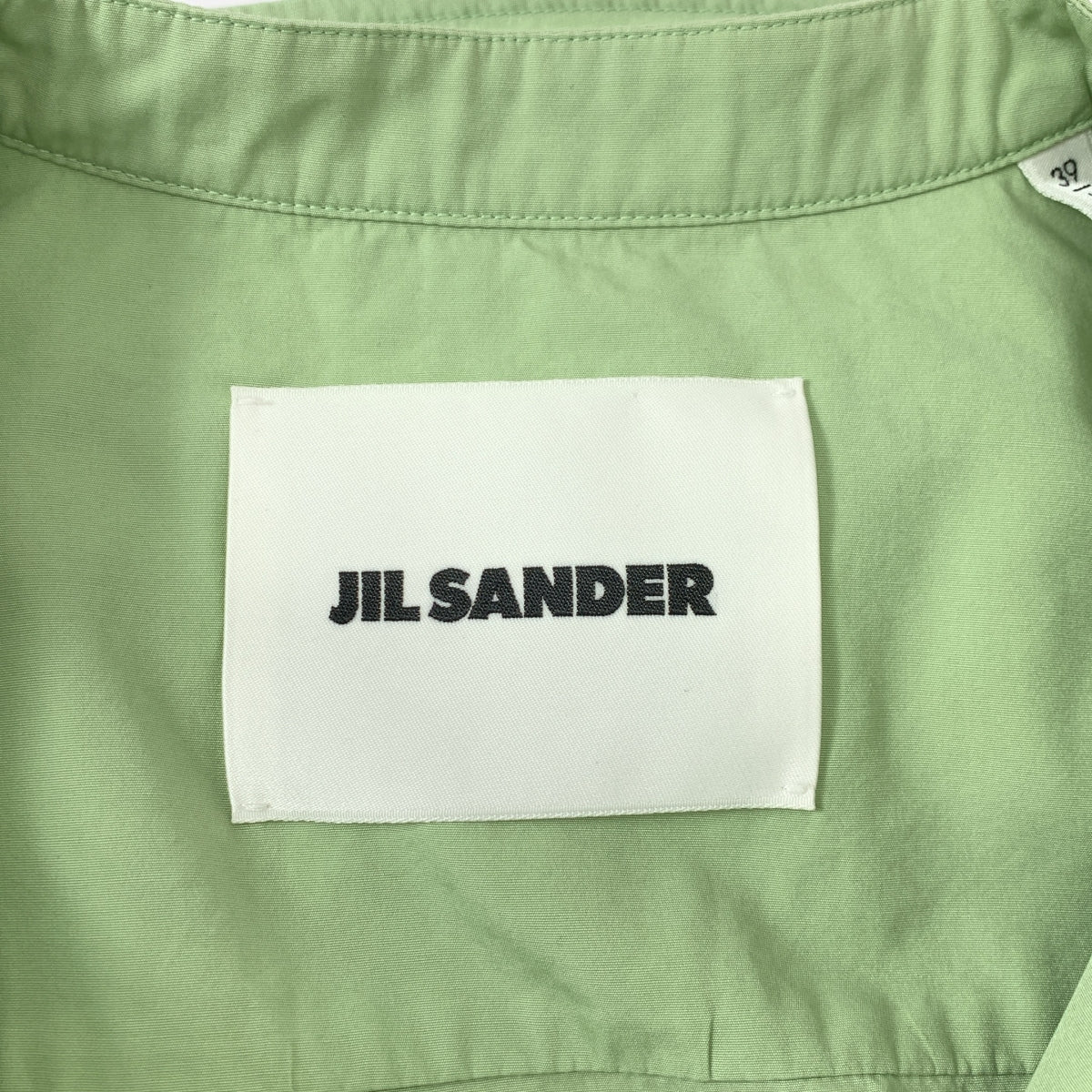 JIL SANDER / ジルサンダー | コットン ダブルポケット バンドカラーシャツ | 39 | メンズ