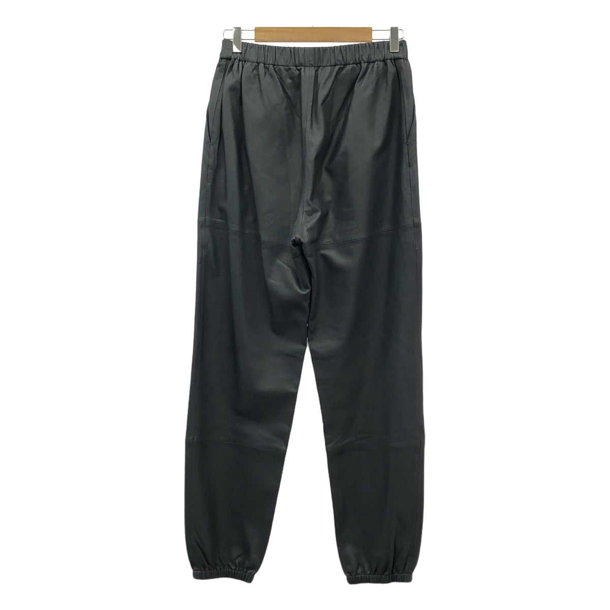 pelleq / 페렉 | lamb leather trousers 가죽 와이드 팬츠 | 34 | 회색 | 여성