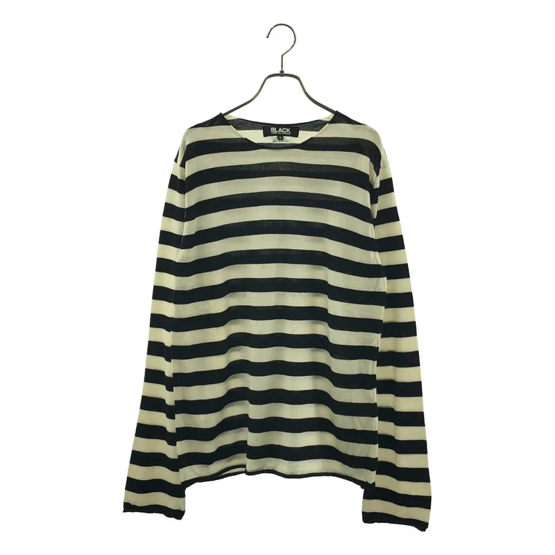 BLACK COMME des GARCONS / ブラックコムデギャルソン | 2015SS | オーバーシルエット ニット セーター | L | メンズ