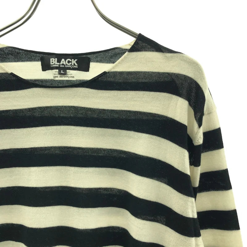 BLACK COMME des GARCONS / ブラックコムデギャルソン | 2015SS | オーバーシルエット ニット セーター | L | メンズ