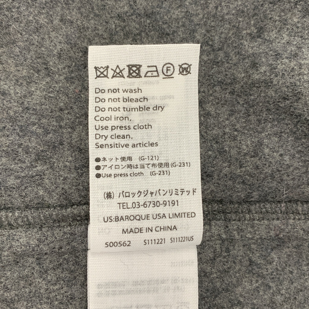 ENFOLD | 2022秋冬系列 | 超大號喇叭外套 | 羊毛超大號喇叭外套 | 38碼 | 灰色 | 女款