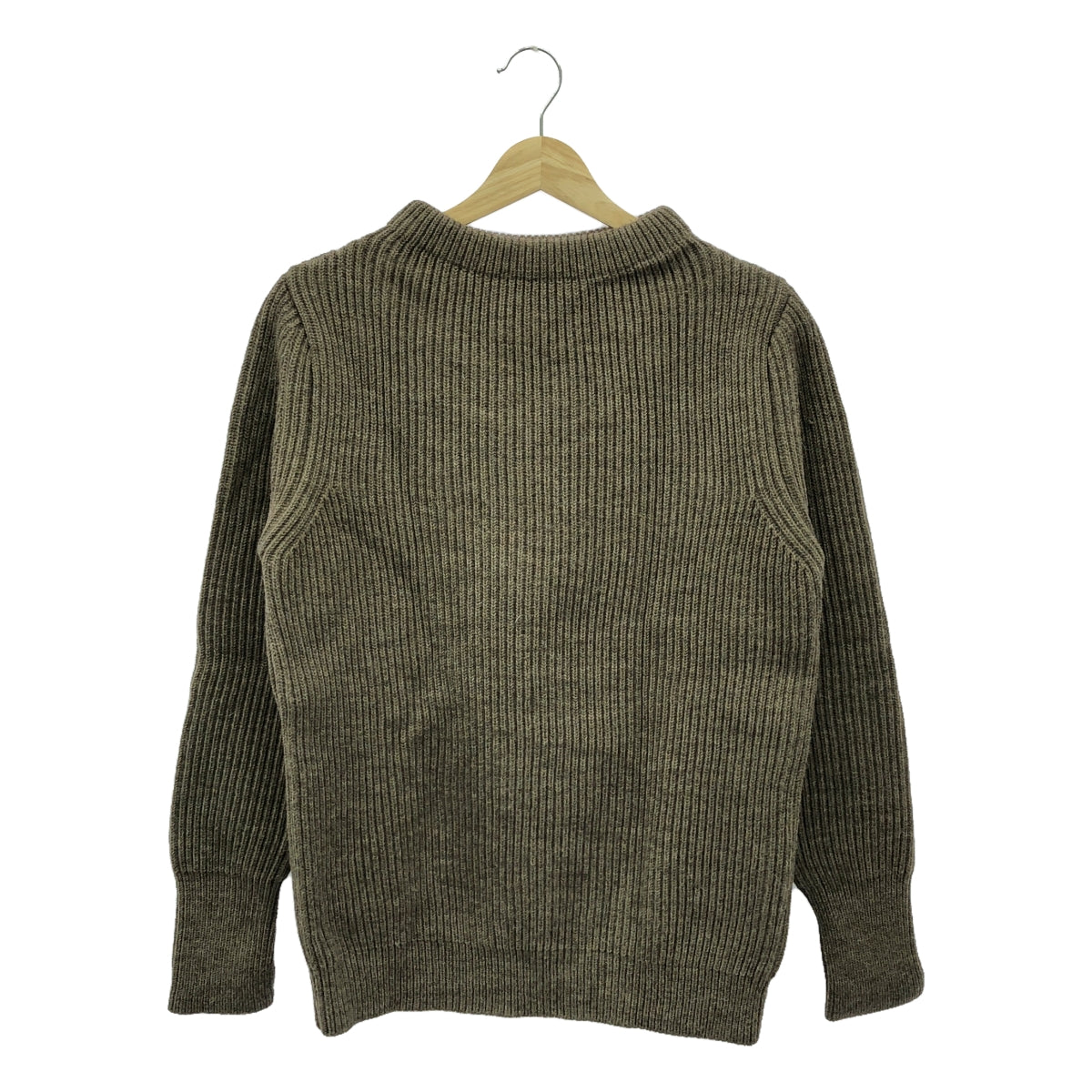 ANDERSEN-ANDERSEN / アンデルセンアンデルセン | 5GUAGE CREW NECK SWEATER ニット | S | ブラウン | メンズ
