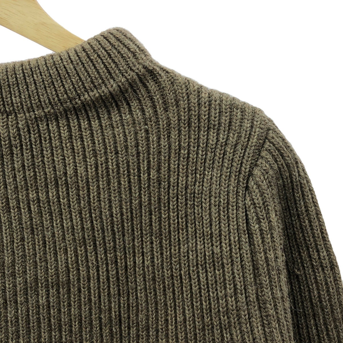 ANDERSEN-ANDERSEN / アンデルセンアンデルセン | 5GUAGE CREW NECK SWEATER ニット | S | ブラウン | メンズ