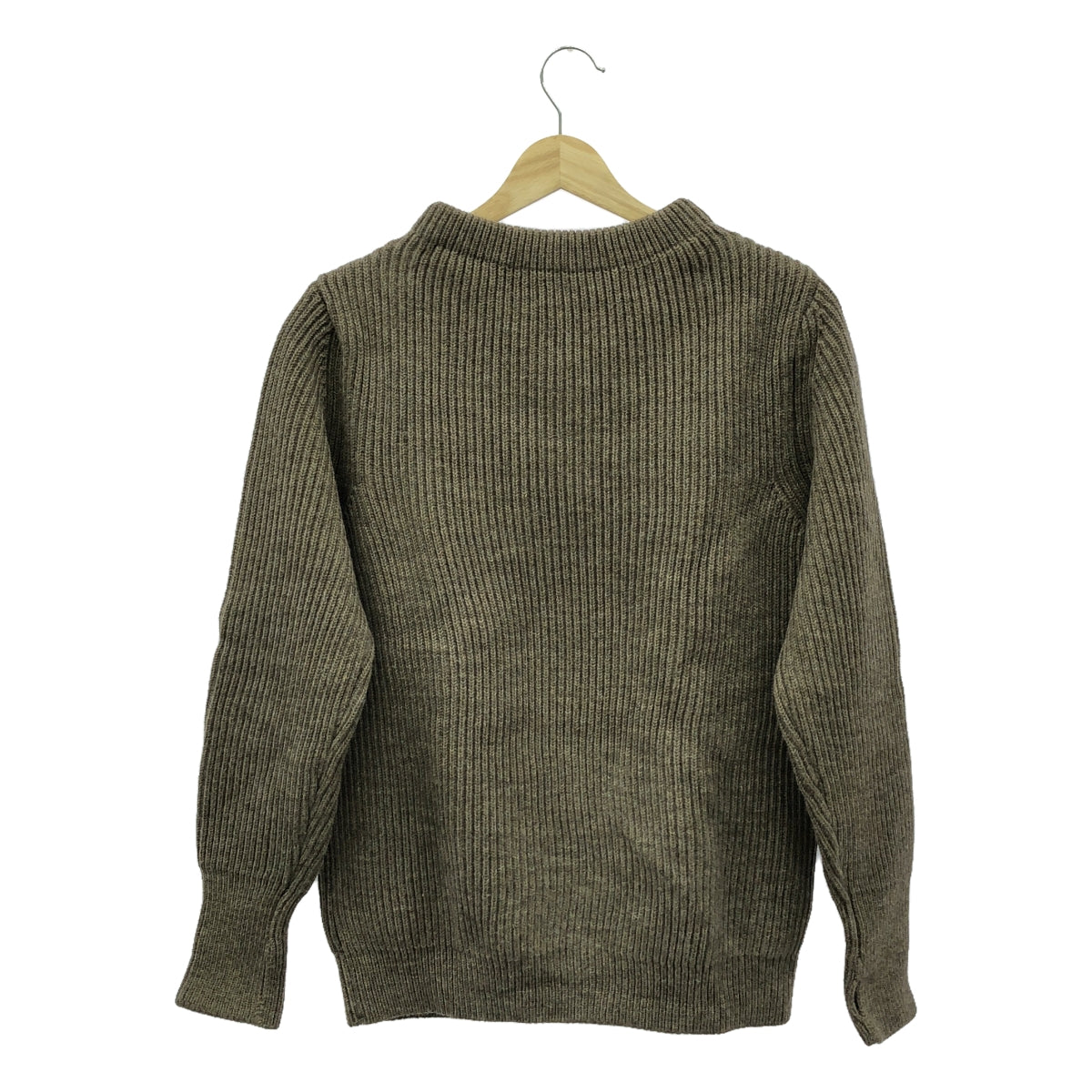 ANDERSEN-ANDERSEN / アンデルセンアンデルセン | 5GUAGE CREW NECK SWEATER ニット | S | ブラウン | メンズ