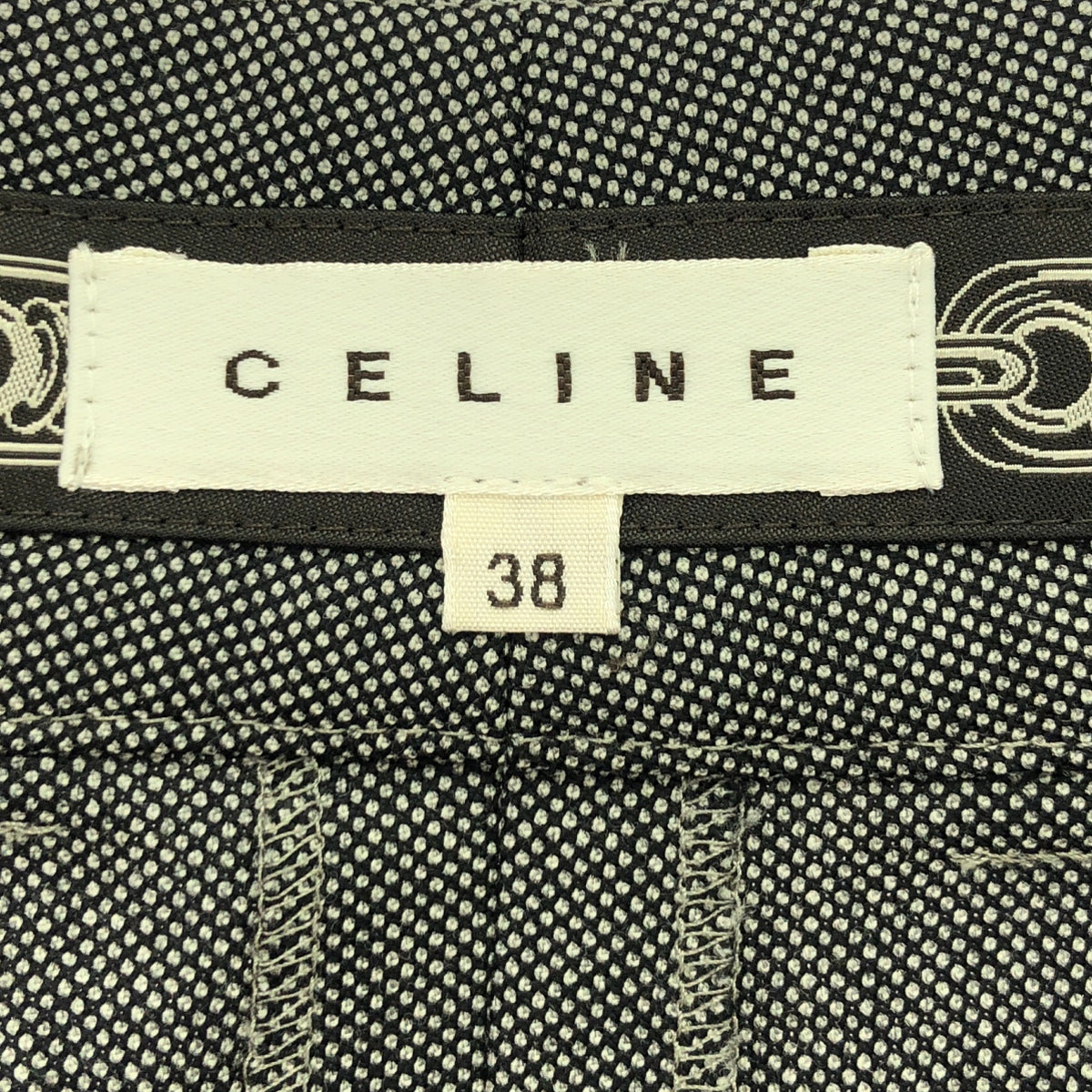 CELINE / セリーヌ | ウールタックスカート | 38 | グレー | レディース