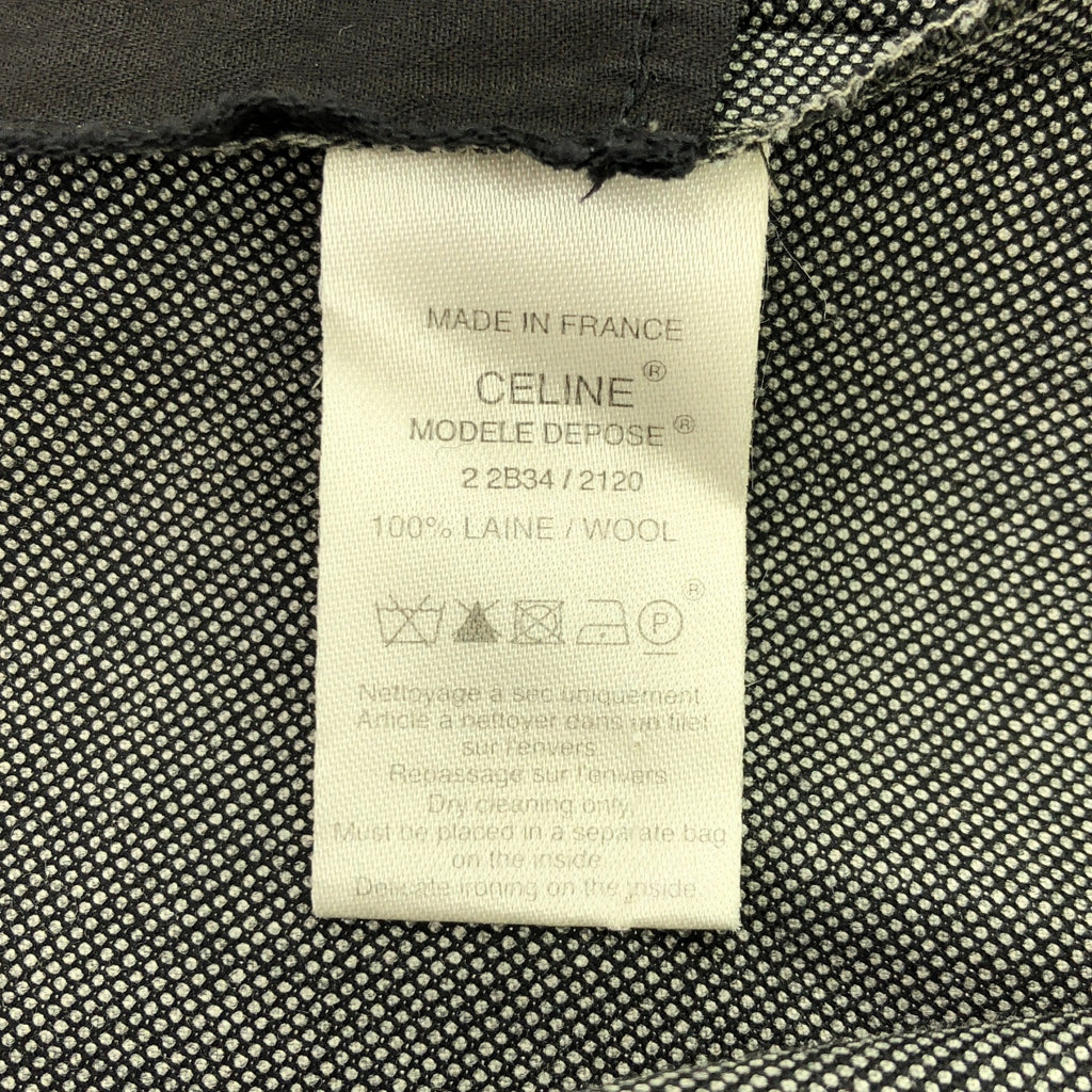 CELINE / セリーヌ | ウールタックスカート | 38 | グレー | レディース