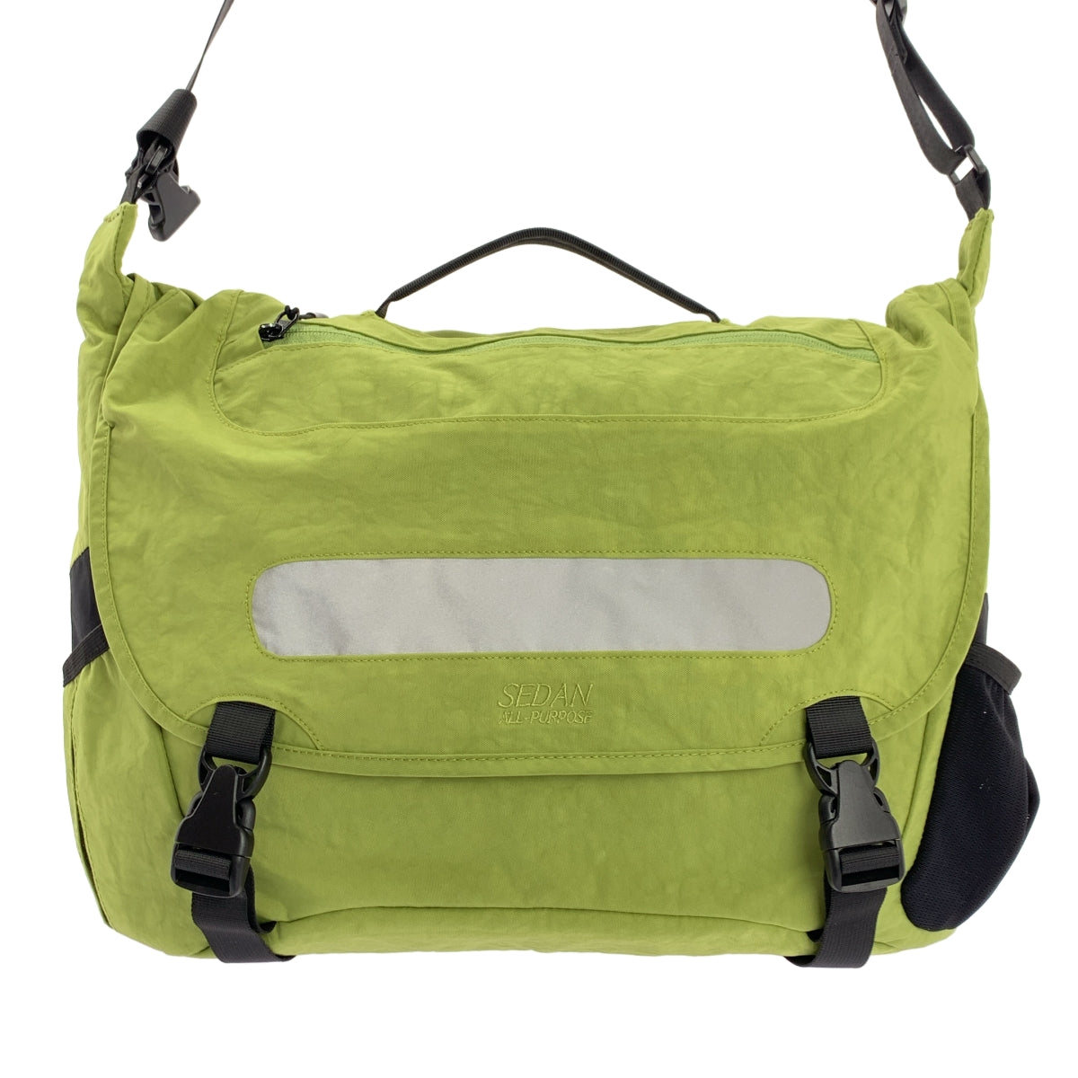 【미품】 SEDAN ALL-PURPOSE / 세단 올퍼포즈 | Overdyed Nylon Messenger Bag 메신저 백 | 남성