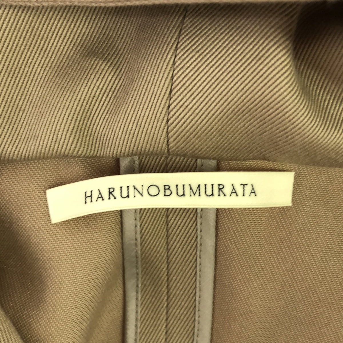 [Good Condition] HARUNOBUMURATA | 2023AW | Sleeveless Belted Overcoat Hoodie | 36 | Beige | Women's