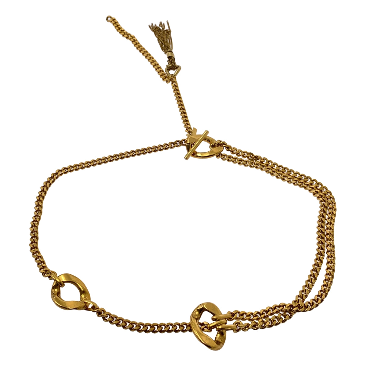 [狀況良好] Deuxieme Classe | Perrine Taverniti / 鏈條腰帶|黃金|女性的