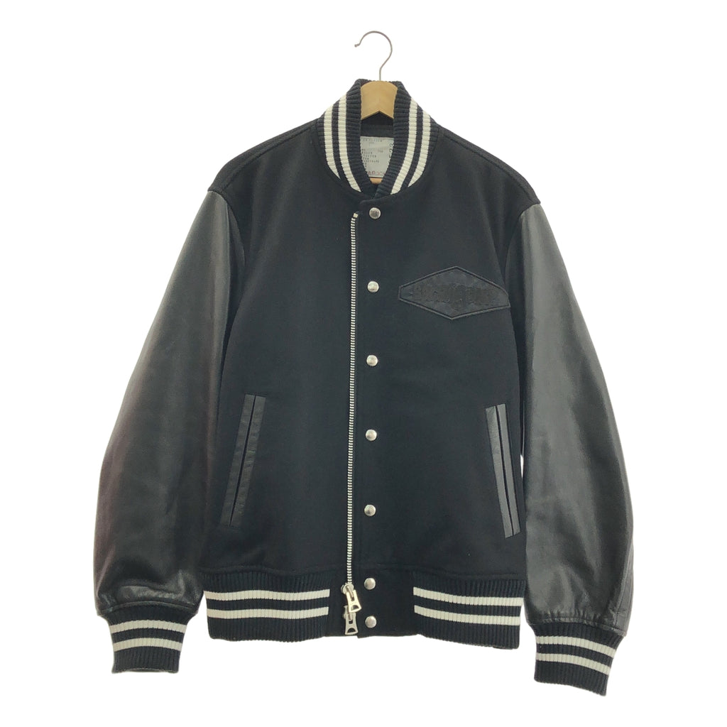 sacai | 2024 秋冬 | Gonz 羊毛麥爾登皮革飛行員外套 | 尺寸 1 | 男款