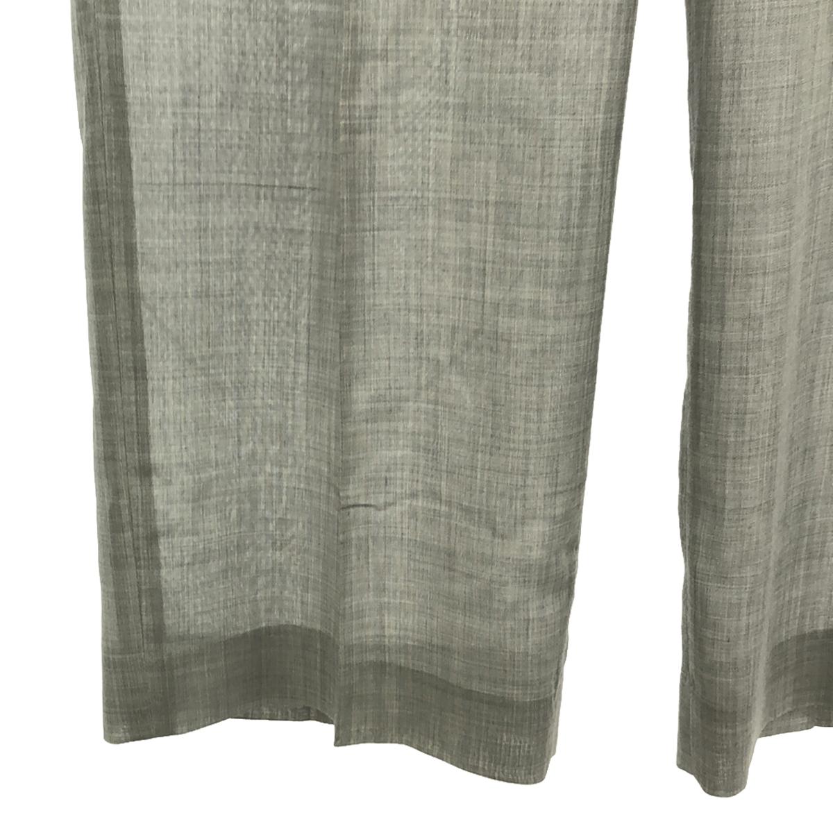 AURALEE | 2022SS | SHEER WOOL SILK PANTS | 1 | Gray | Women's