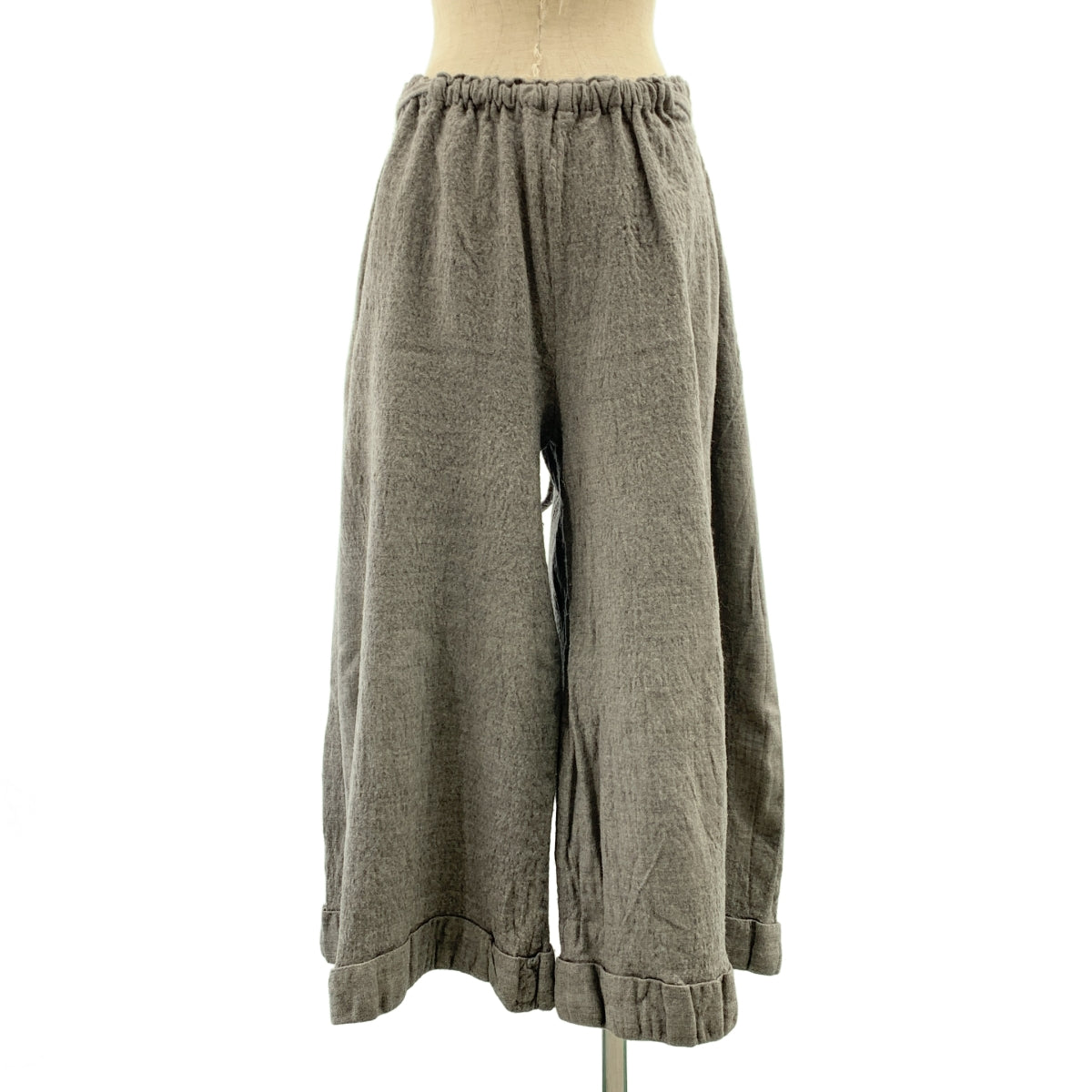 DANIELA GREGIS / ダニエラグレジス | ウール ドローストリング ワイドパンツ | F | レディース