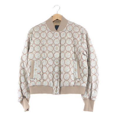 mina perhonen / ミナペルホネン | 2023AW | forest wave×tambourine フォレストウェーブ タンバリン 刺しゅう ジャケット ブルゾン | 38 | レディース