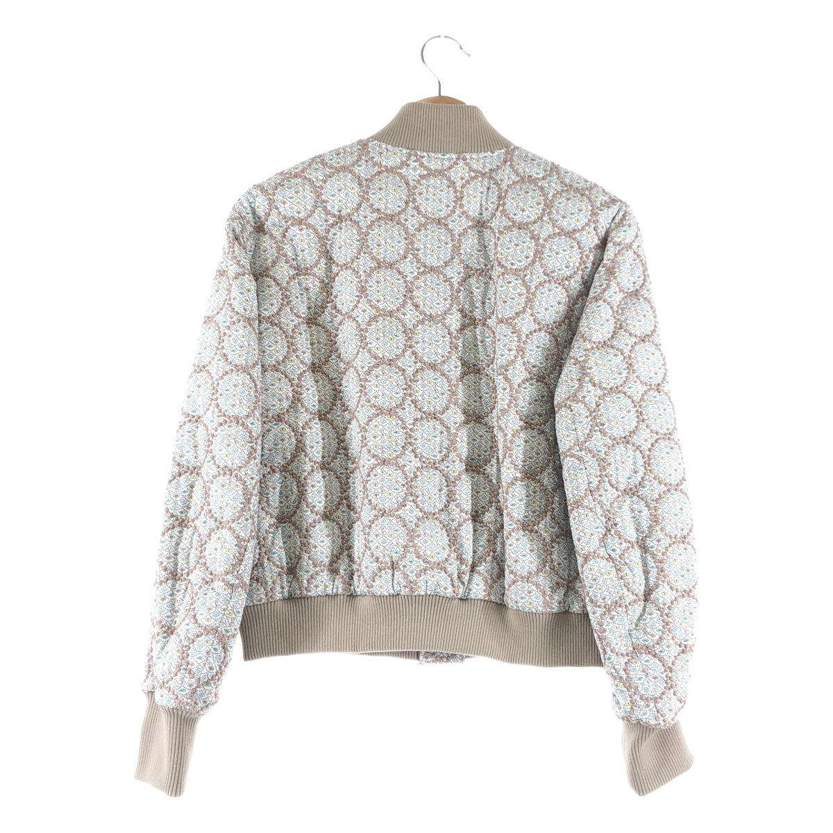 mina perhonen / ミナペルホネン | 2023AW | forest wave×tambourine フォレストウェーブ タンバリン 刺しゅう ジャケット ブルゾン | 38 | レディース