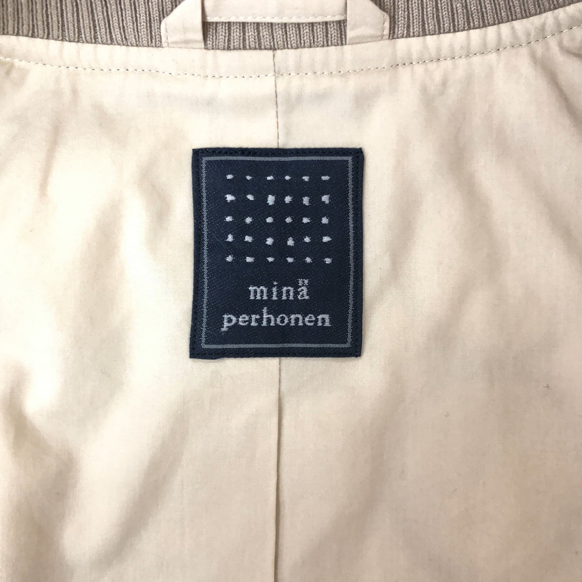 mina perhonen / ミナペルホネン | 2023AW | forest wave×tambourine フォレストウェーブ タンバリン 刺しゅう ジャケット ブルゾン | 38 | レディース