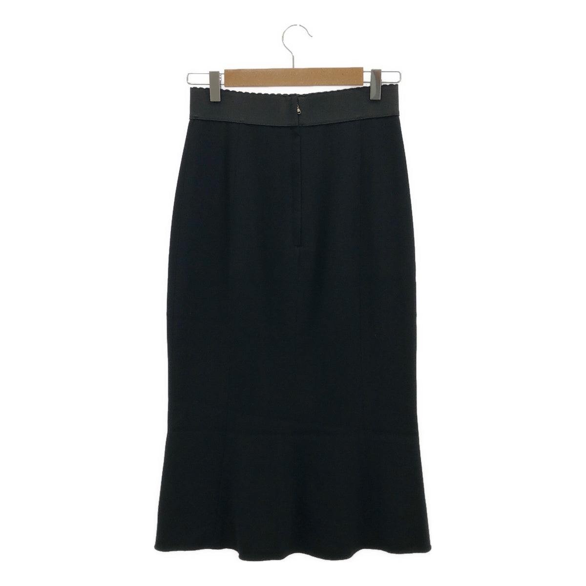 [狀況極佳] DOLCE &amp; GABBANA | 人造絲喇叭裙 | 尺寸 40 | 黑色 | 女款