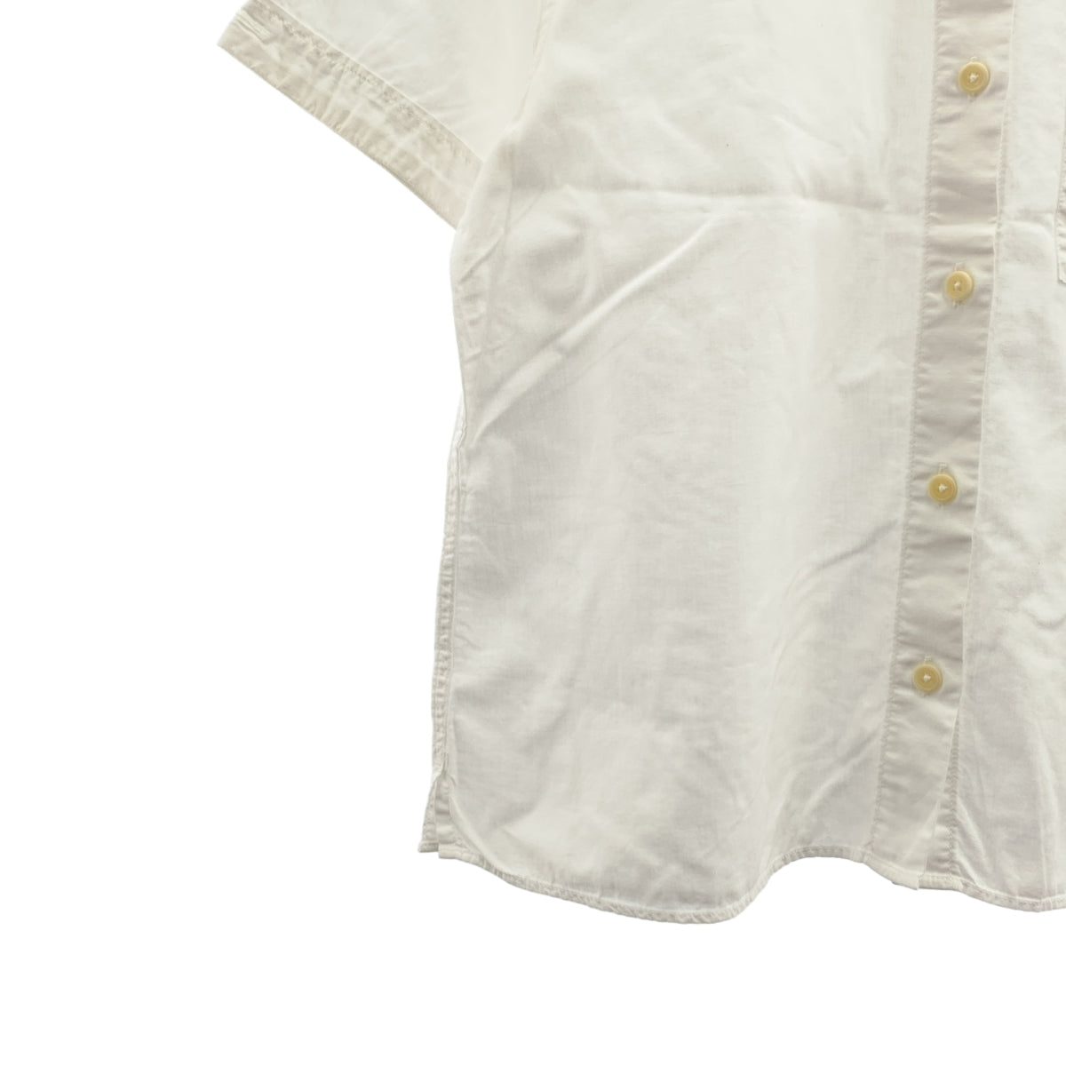 MHL. / エムエイチエルマーガレットハウエル | コットン リネン ラウンドカラー 半袖シャツ | 1 | レディース