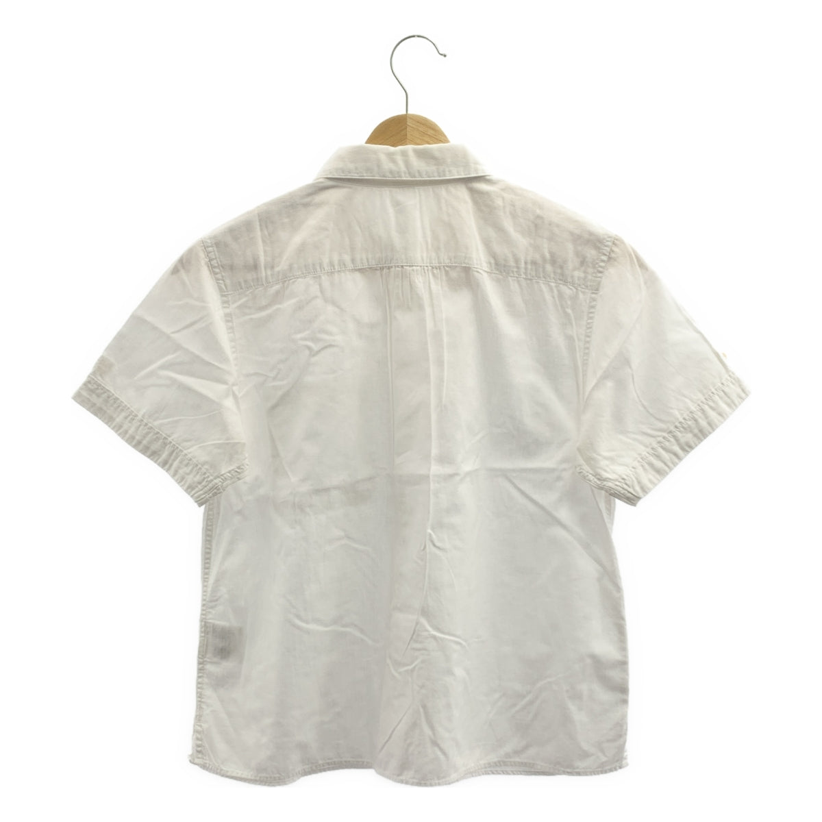 MHL. / エムエイチエルマーガレットハウエル | コットン リネン ラウンドカラー 半袖シャツ | 1 | レディース