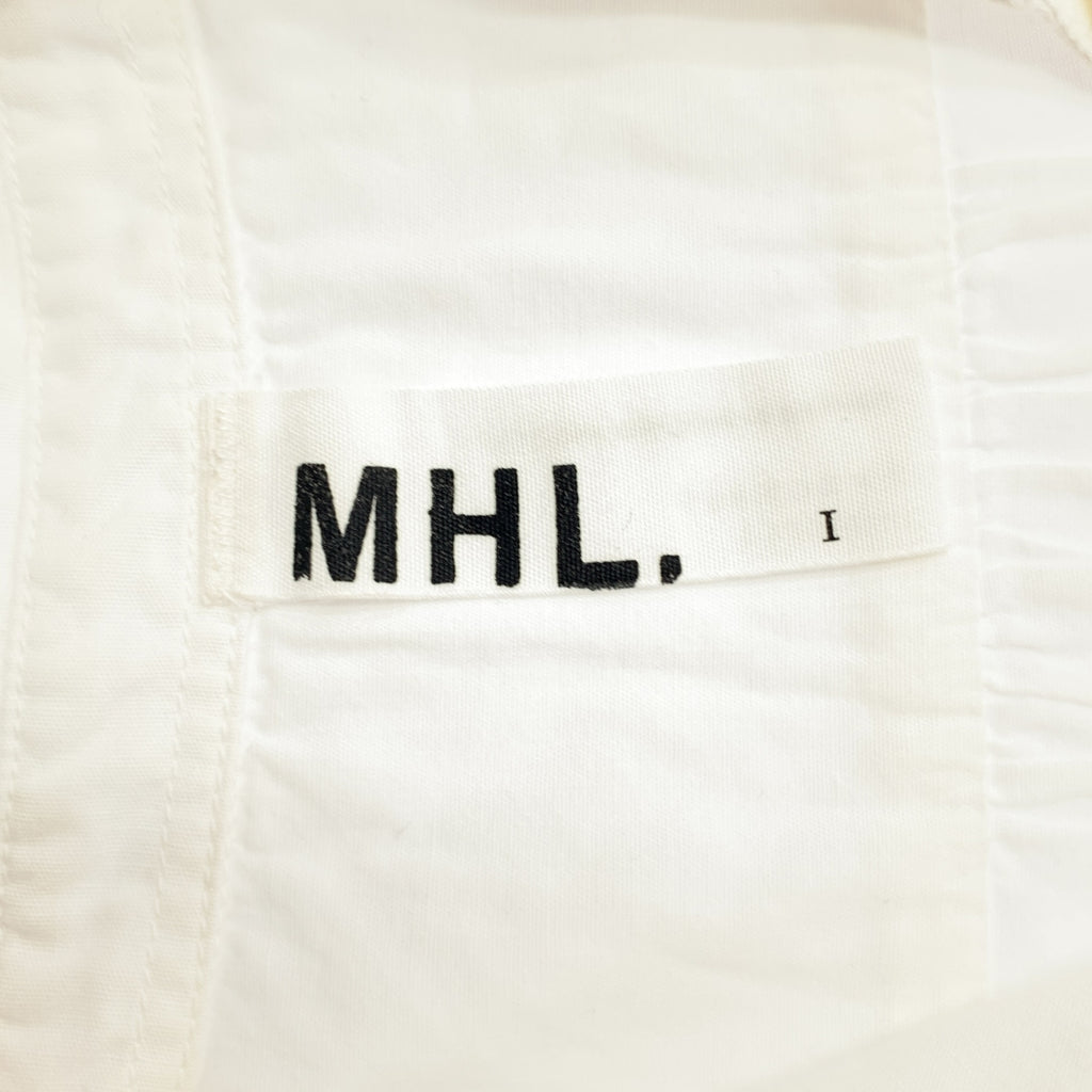 MHL. / エムエイチエルマーガレットハウエル | コットン リネン ラウンドカラー 半袖シャツ | 1 | レディース